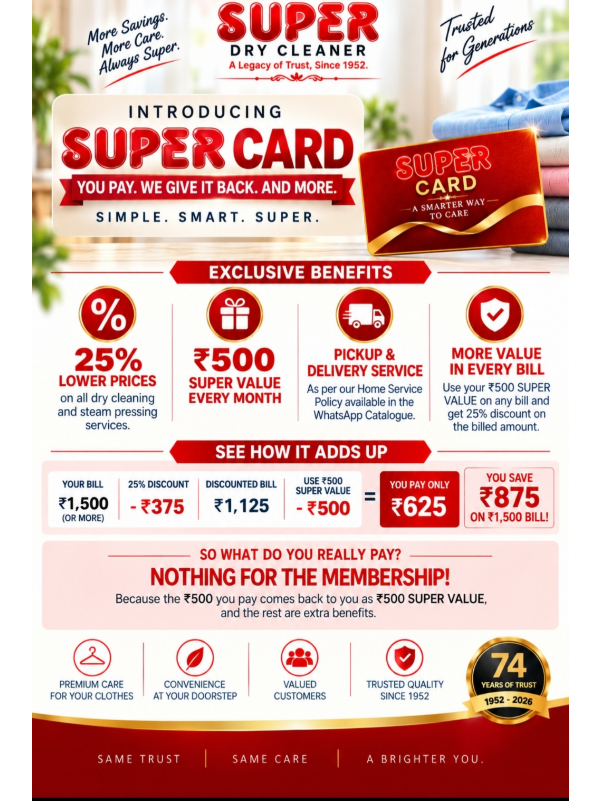 Super Card — Exclusive Benefits